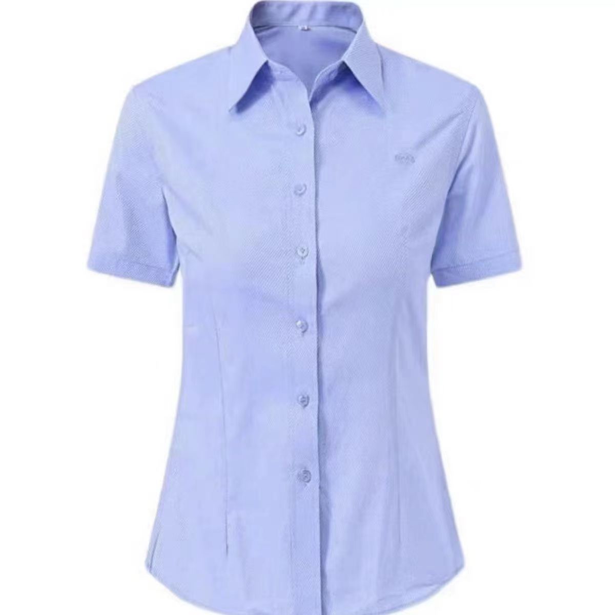 Shan Lang Men Long Sleeve Cotton Shirt High Cotton white shirt short sleeve 41/2XL suggestion [70.00 kg-75.00 kg]