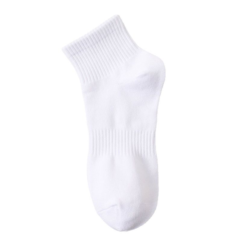 Unisex Cotton Socks Deer Moon 7A Antibacterial Thickened Towel Bottom-Black All yards