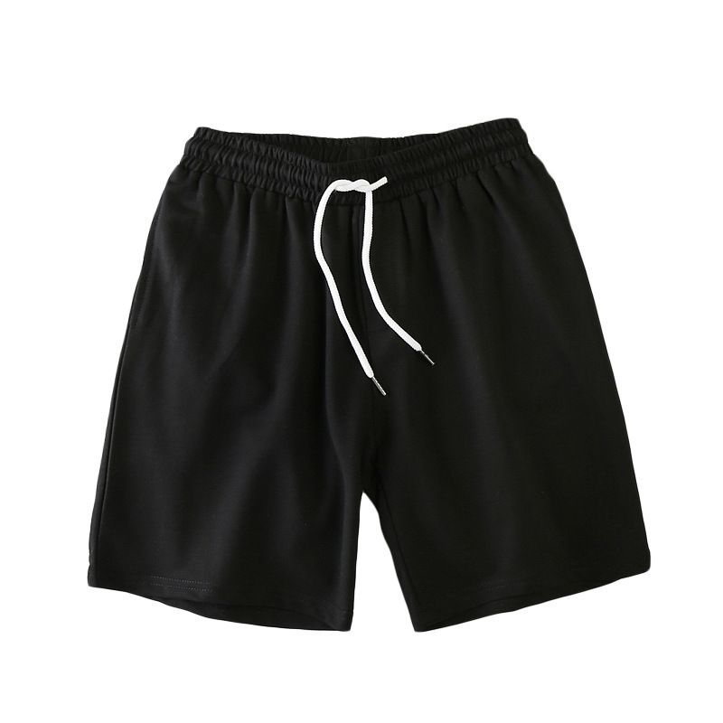 Men Summer Casual Straight Solid Polyester Elastic... Apricot 3XL