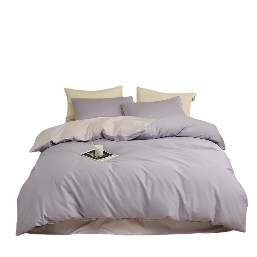 MSY 100 Count Pure Cotton Bedding Set 1.8m bed hat set (quilt cover 200*230cm)