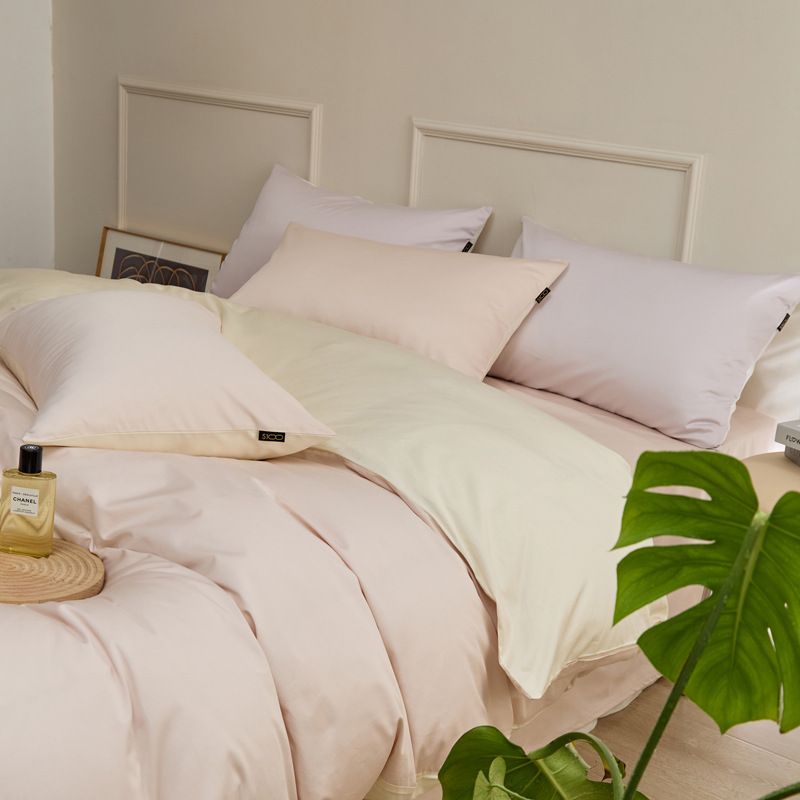 MSY 100 Count Pure Cotton Bedding Set 1.8m bed hat set (quilt cover 200*230cm)