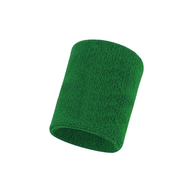 OEM Wrist Sweatband Polyester Sports Towel SW101 Green