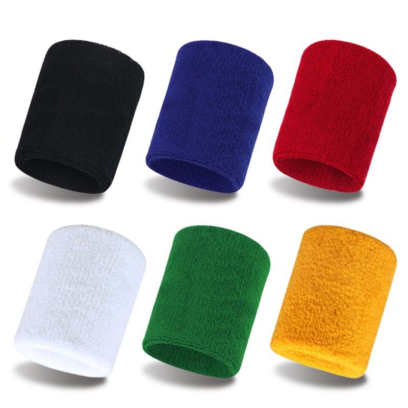 OEM Wrist Sweatband Polyester Sports Towel SW101 Red