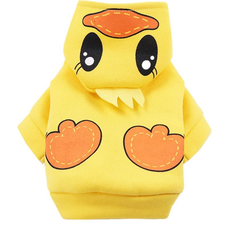 Shine Pet Dog Cat Hoodie Sweatshirt Polyester two-legged hoodie caterpillar XXL (bust 52CM recommended weight 5.50 kg-6.50 kg