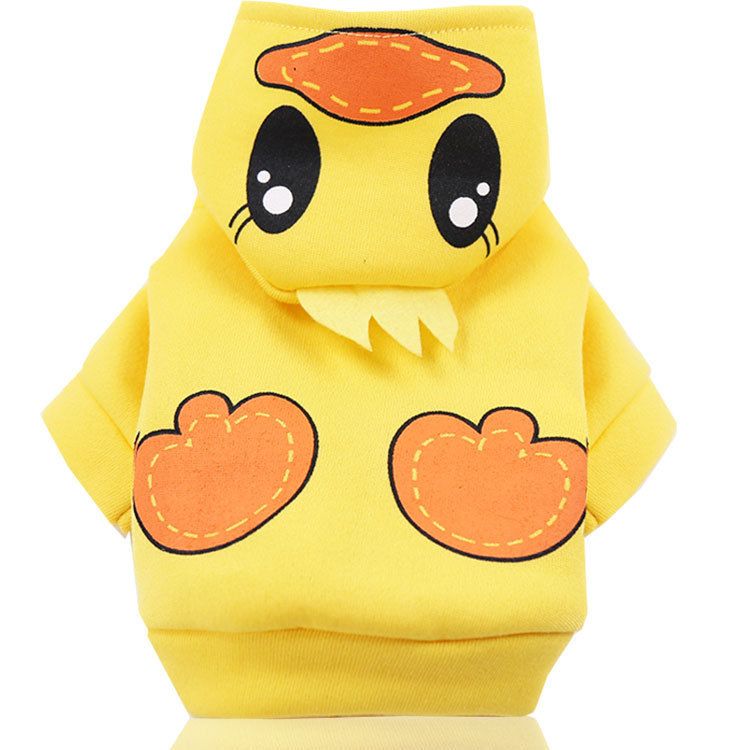 Shine Pet Dog Cat Hoodie Sweatshirt Polyester two-legged hoodie caterpillar XXL (bust 52CM recommended weight 5.50 kg-6.50 kg