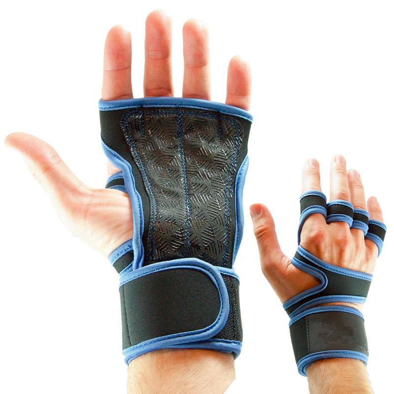 Leather Silicone Wrist Bracer for Weightlifting Climbing Pink-S