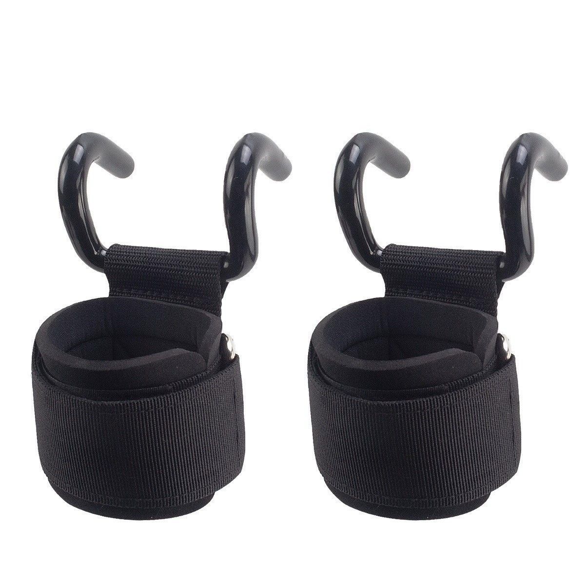 QZE Double Hook Wristband Pair for Pull Up Bar Double hook wristbands [pair]