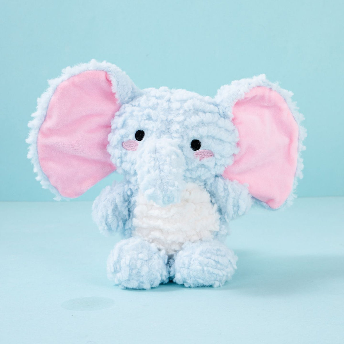 Plush Elephant Dog Toy AMOOR Squeaker Teething One Size