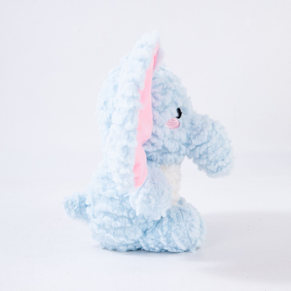 Plush Elephant Dog Toy AMOOR Squeaker Teething One Size
