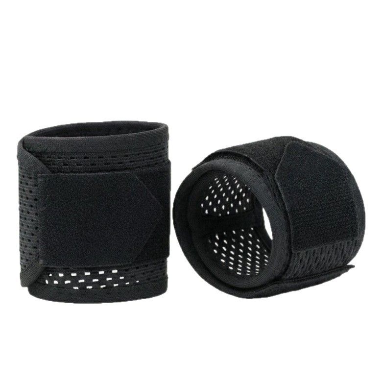 Wrist Brace Polyester Sports Protection Black Pink two-pair set [open winding and pressurization/0.9mm thickness]
