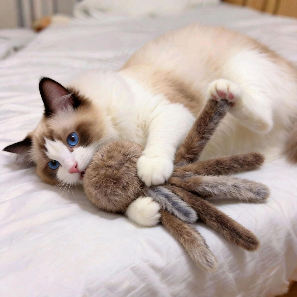Cat Toy Octopus Plush Interactive AMOOR plush octopus