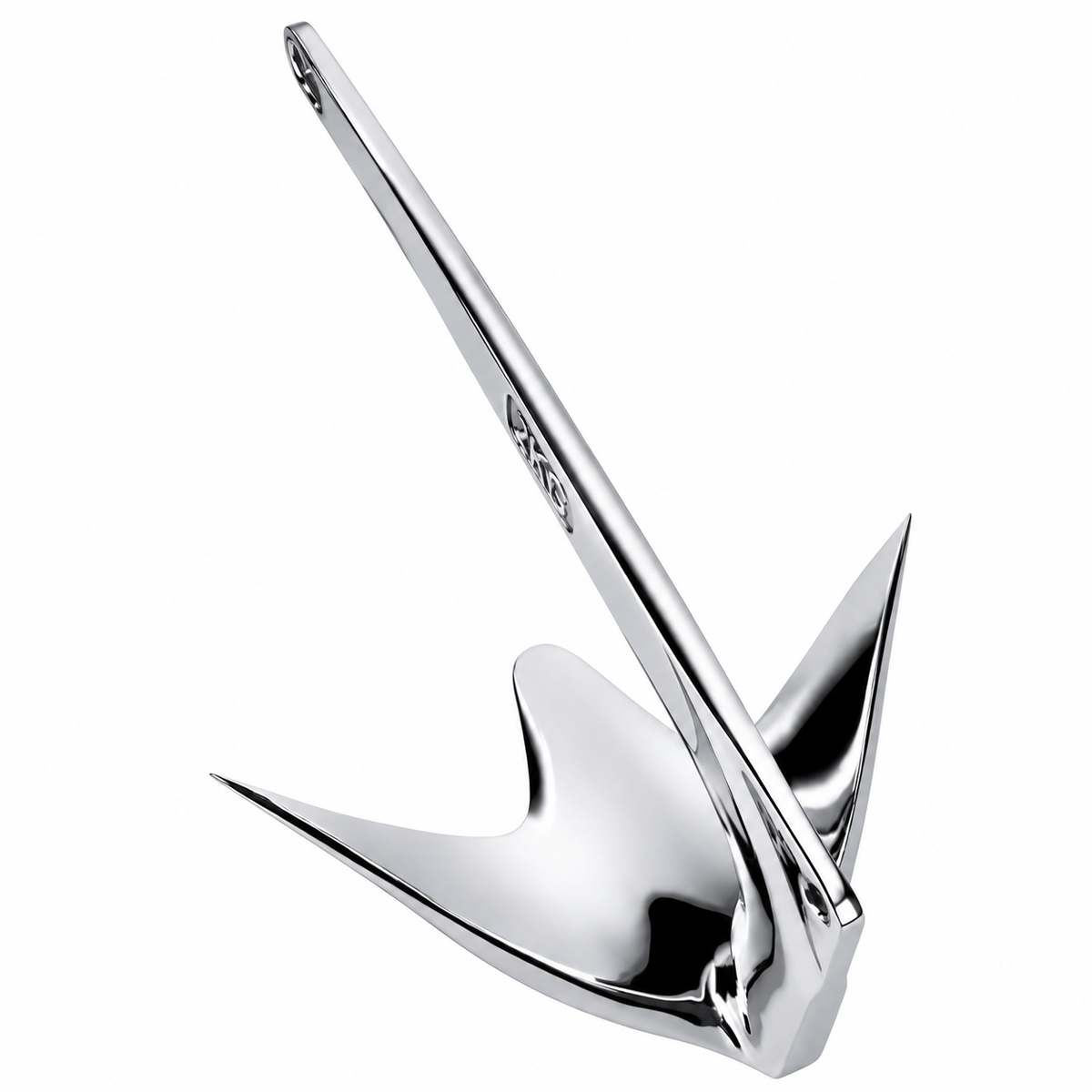 Marine Bruce Anchor in 316 Stainless Steel for Yachts and Boats, Secure Mooring and Stable Holding in Various Seabeds, Corrosion Resistant Dock Hardware (2kg Bruce Anchor Set)