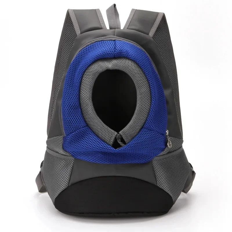 Ventilated Small Pet Carrier Backpack – Hands-Free Nylon Travel Bag with Adjustable Head Opening and Side Pockets, Ideal for Walking, Hiking and Daily Outings with Small Dogs and Cats (S, Purple)