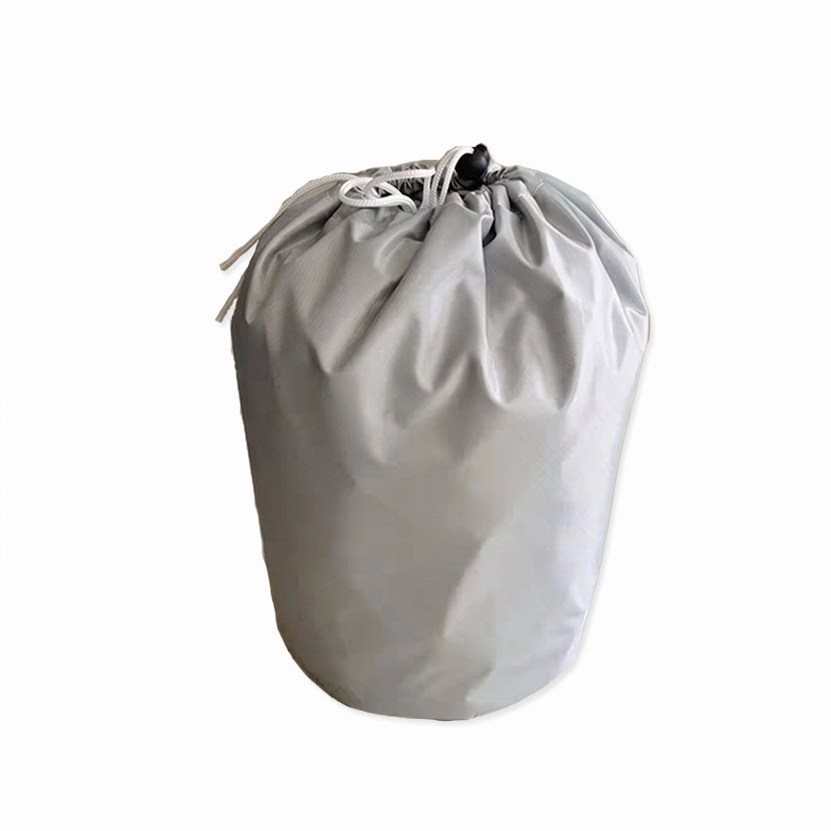 Waterproof Pontoon Boat Cover with Engine Cover and Storage Bag, UV Resistant Heavy Duty Oxford Fabric Trailerable Deck Boat Protection for Outdoor Storage and Transport (600D Oxford PU Grey, 2XL)