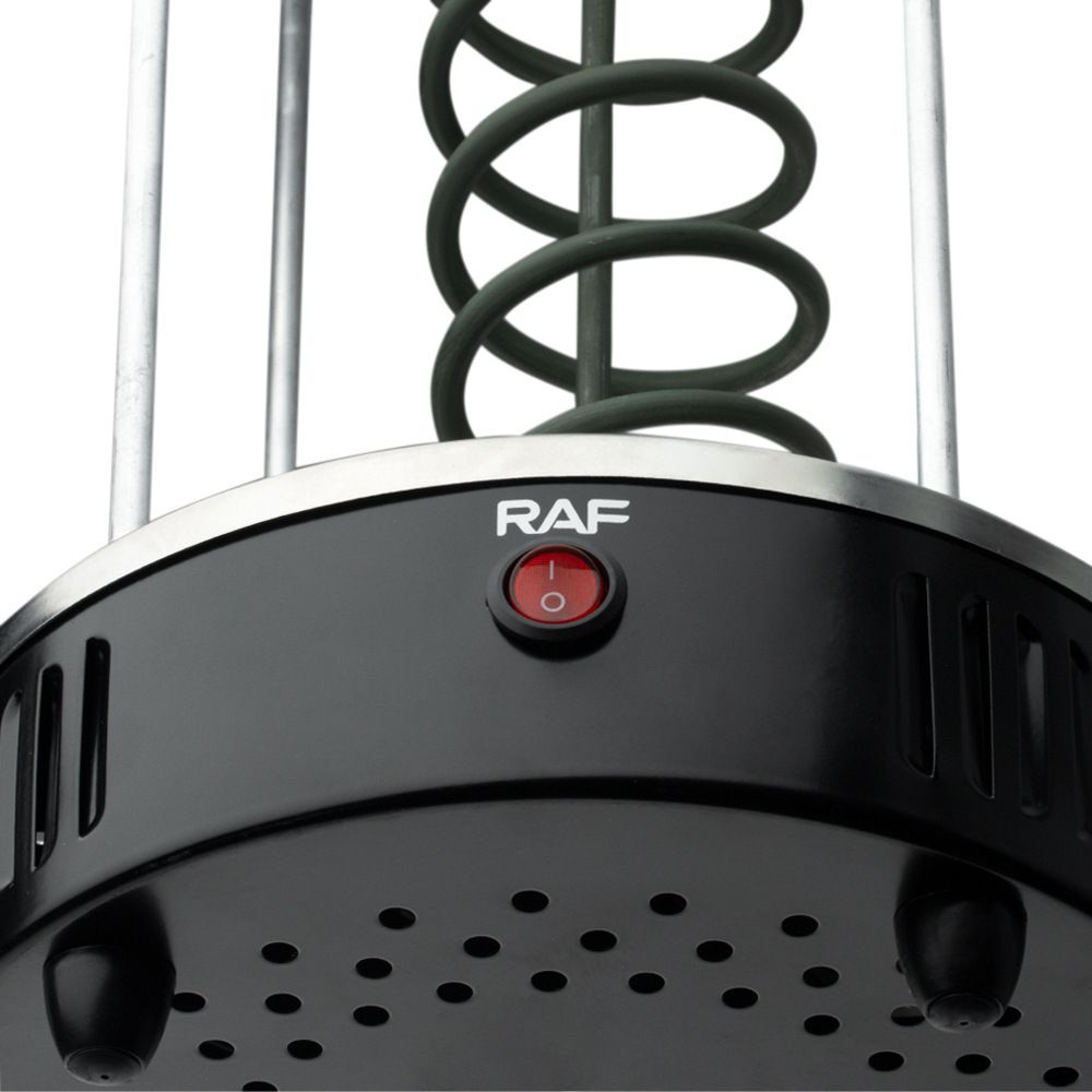 Versatile Indoor Vertical Rotisserie Grill with 360° Rotating Skewers for Smokeless Home BBQ Parties and Everyday Family Cooking Adventures (Silver)