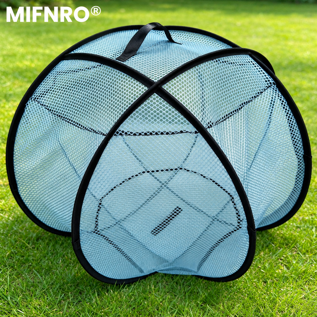 Portable Foldable Pet Playpen Pop Up Mesh Tent for Small Cats Dogs Rabbits Guinea Pigs Indoor Outdoor Travel Use with Zipper Opening and Protective Guard (Black)