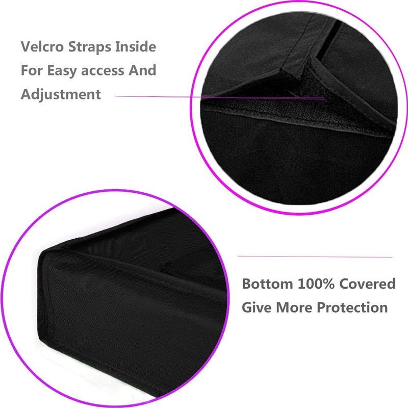 Weatherproof Outdoor TV Cover for Wall-Mounted Flat Screens – Waterproof, Dustproof, and UV-Resistant Protection for Patio, Balcony, and Garden Entertainment Areas (36"-38"(94×61×13cm), Grey)