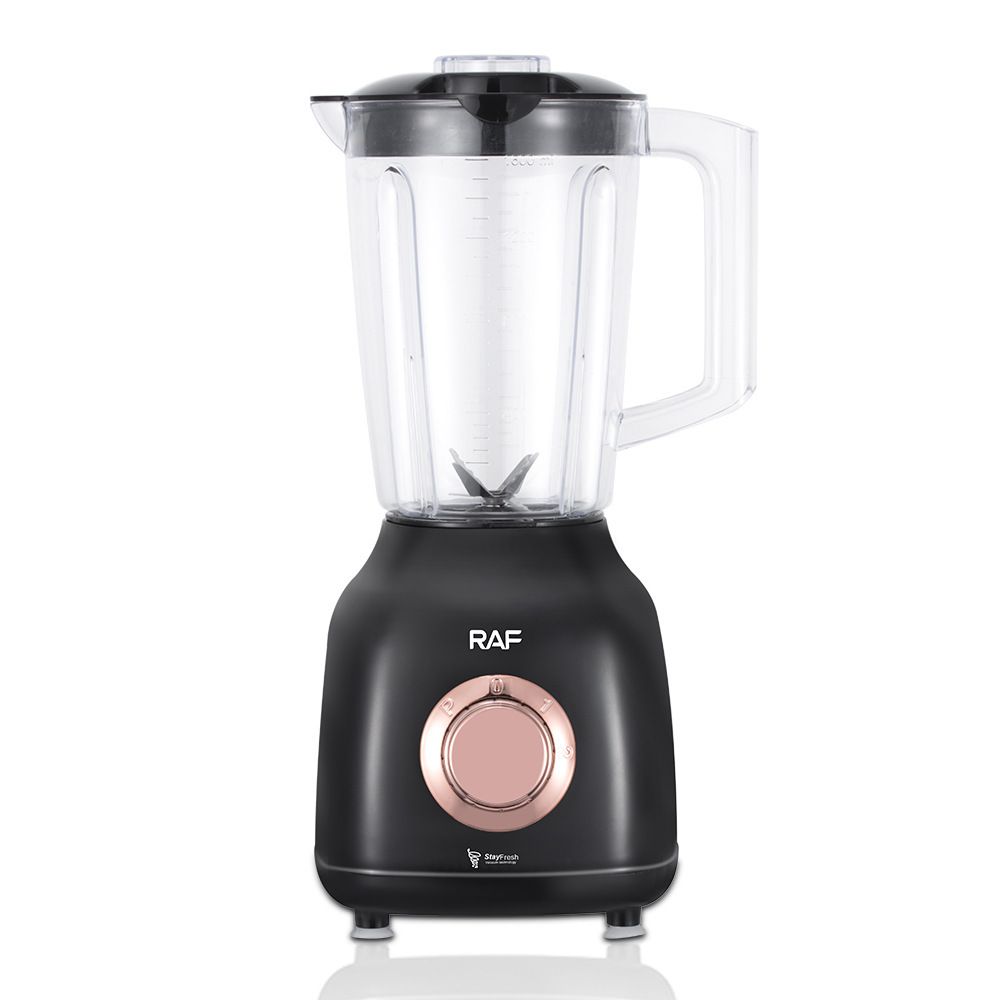Versatile Electric Blender and Grinder for Home Kitchen, Smoothies, Baby Food, Coffee Beans, and Dry Ingredients with Stainless Steel Blades (Black)