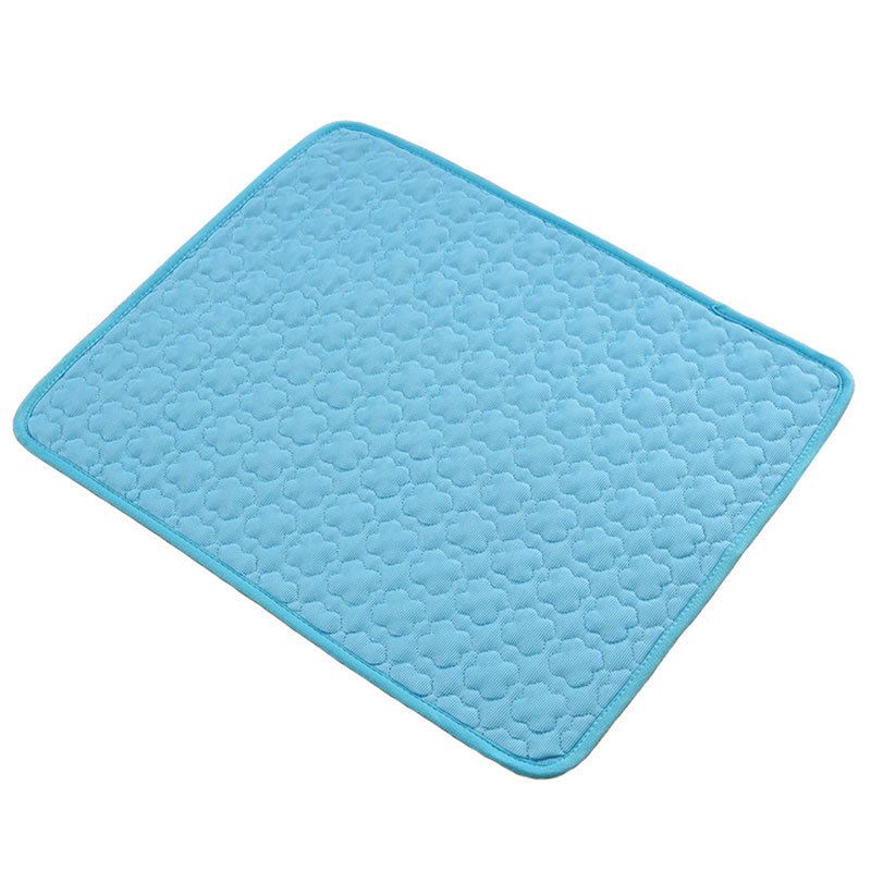 Cooling Pet Mat for Dogs and Cats, Summer Heat Relief Bed Pad with Breathable Mesh and Soothing Gel Layer, Ideal for Sofa Floor Crate Car Seat and Outdoor Use (Blue, XS)