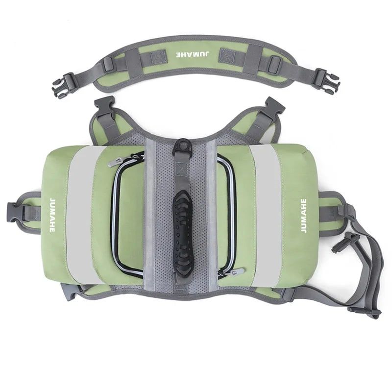 Self-Supporting Dog Backpack Vest with Dual Side Pockets – Hands-Free Canine Carrier for Hiking, Walking, and Outdoor Adventures, Let Your Dog Haul Treats, Water, and Essentials in Style (Yellow)