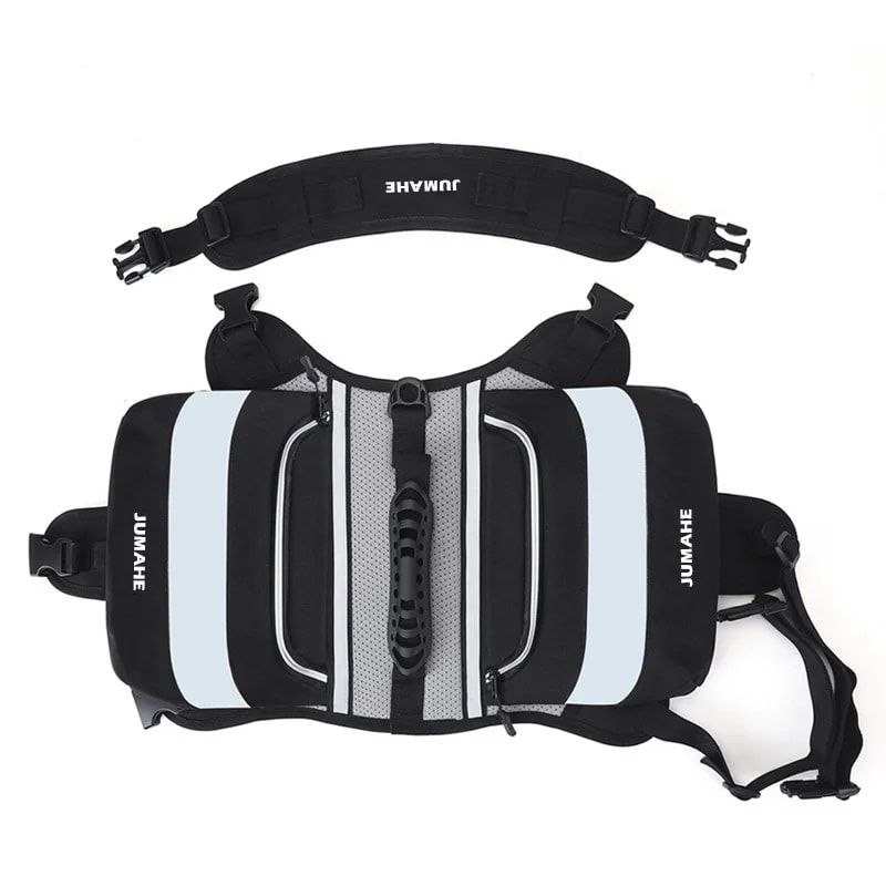 Self-Supporting Dog Backpack Vest with Dual Side Pockets – Hands-Free Canine Carrier for Hiking, Walking, and Outdoor Adventures, Let Your Dog Haul Treats, Water, and Essentials in Style (Yellow)