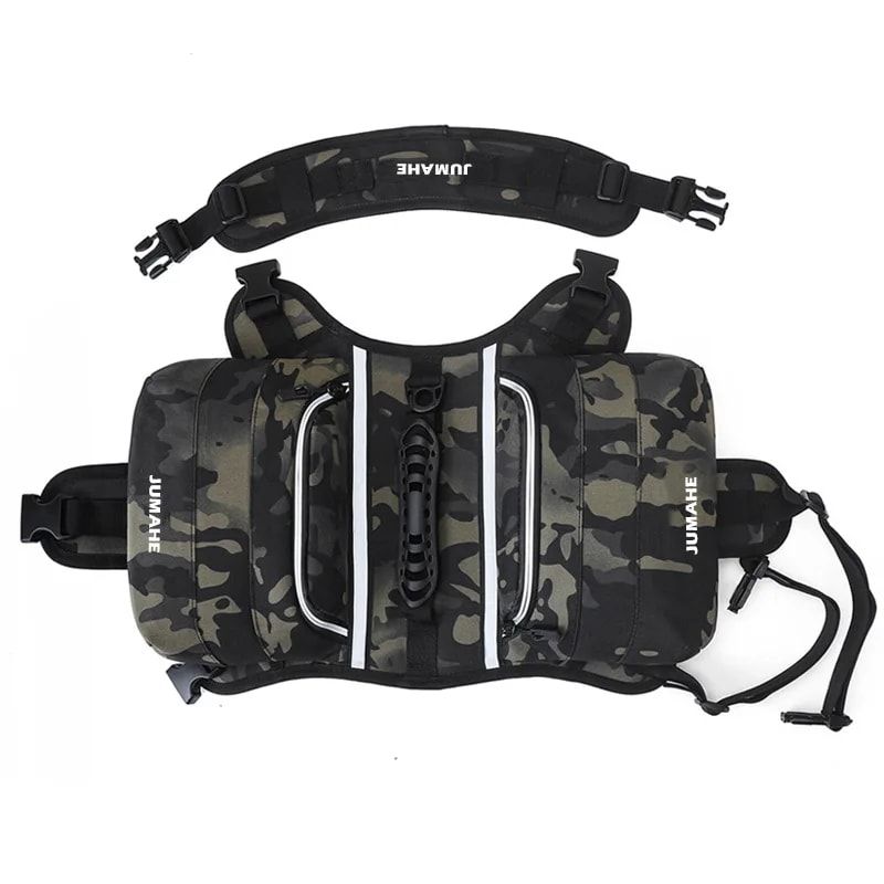Self-Supporting Dog Backpack Vest with Dual Side Pockets – Hands-Free Canine Carrier for Hiking, Walking, and Outdoor Adventures, Let Your Dog Haul Treats, Water, and Essentials in Style (Yellow)