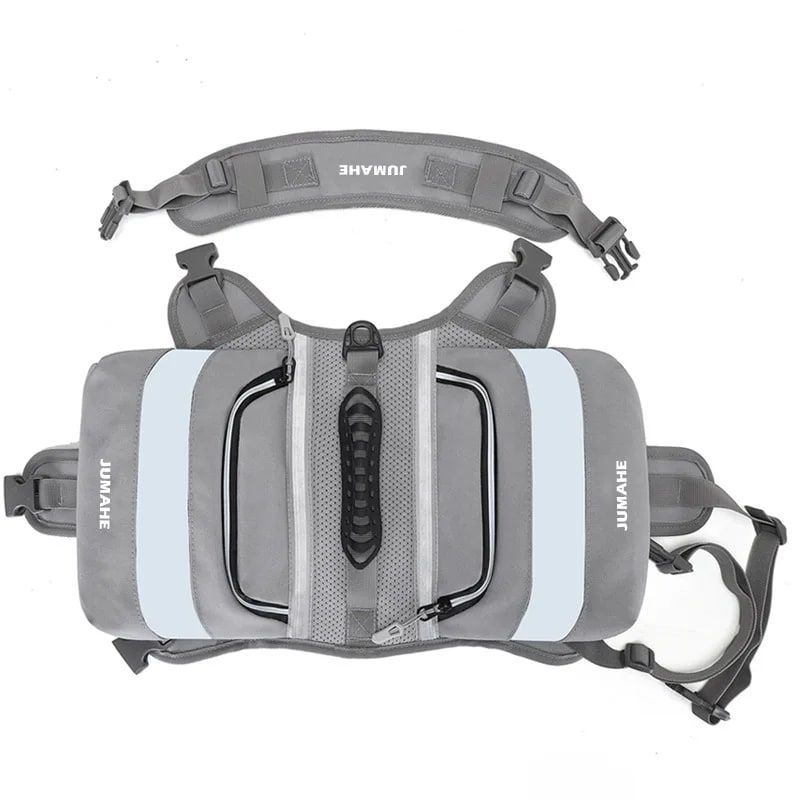 Self-Supporting Dog Backpack Vest with Dual Side Pockets – Hands-Free Canine Carrier for Hiking, Walking, and Outdoor Adventures, Let Your Dog Haul Treats, Water, and Essentials in Style (Yellow)