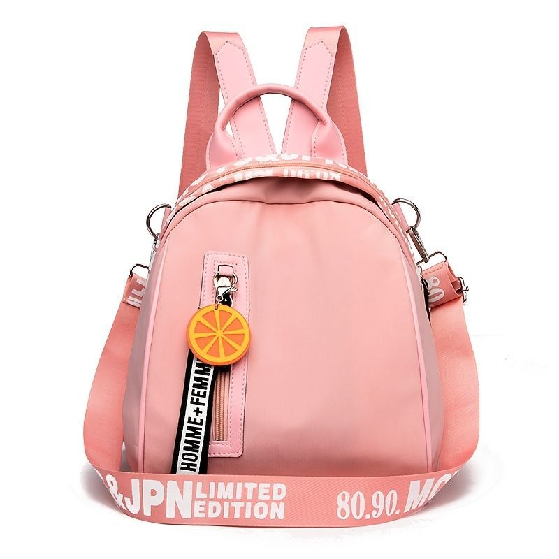 Mini Backpack Fashionable Backpack Travel Backpack High-Quality Backpack Trendy - Yellow - Size L
