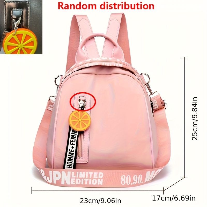 Mini Backpack Fashionable Backpack Travel Backpack High-Quality Backpack Trendy - Yellow - Size L