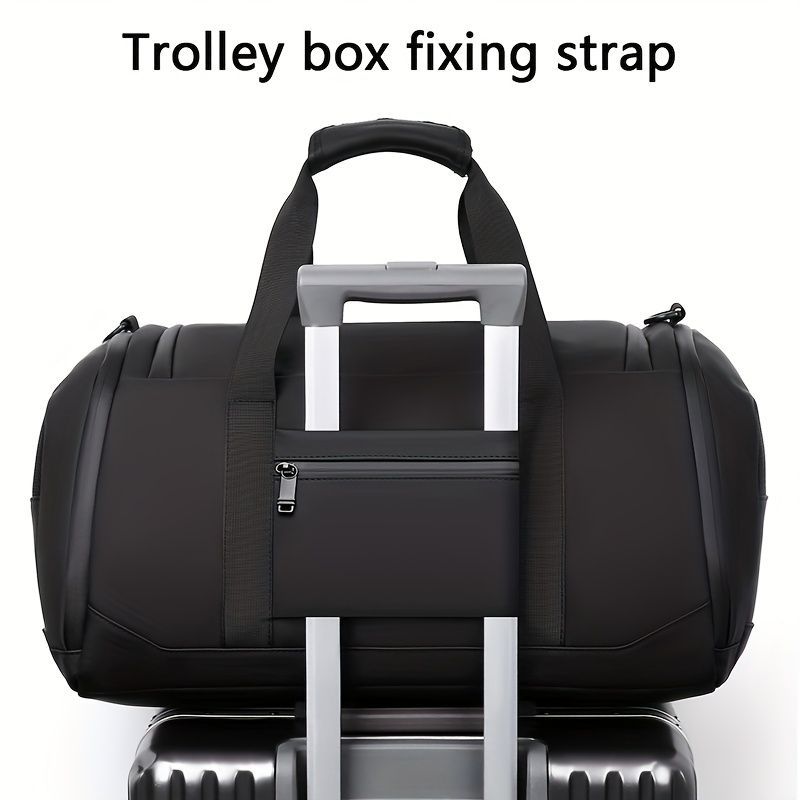 Travel Duffel Bag Laptop Duffel Men'S Travel Bag Women'S Travel Bag Durable - Black - Size L