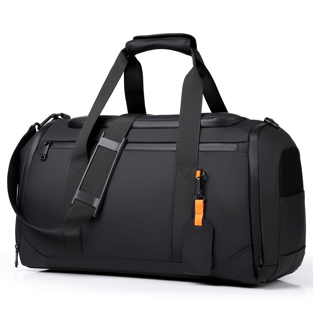 Travel Duffel Bag Laptop Duffel Men'S Travel Bag Women'S Travel Bag Durable - Black - Size L