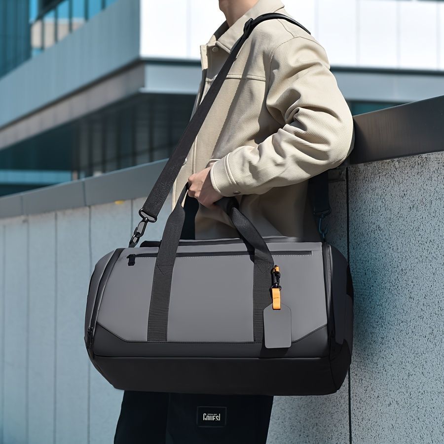 Travel Duffel Bag Laptop Duffel Men'S Travel Bag Women'S Travel Bag Durable - Black - Size L
