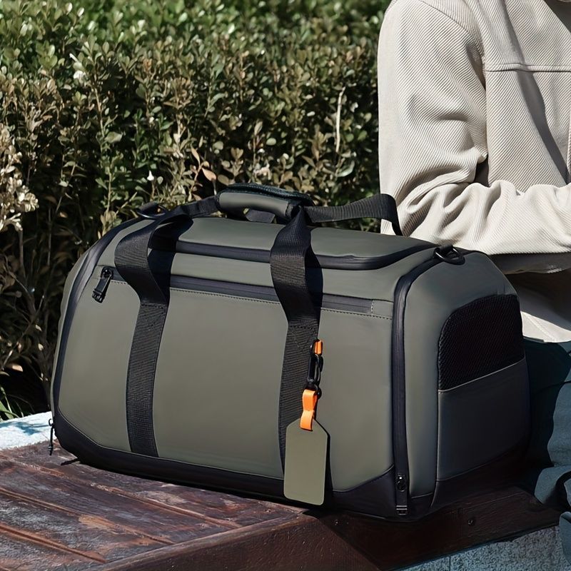 Travel Duffel Bag Laptop Duffel Men'S Travel Bag Women'S Travel Bag Durable - Black - Size L