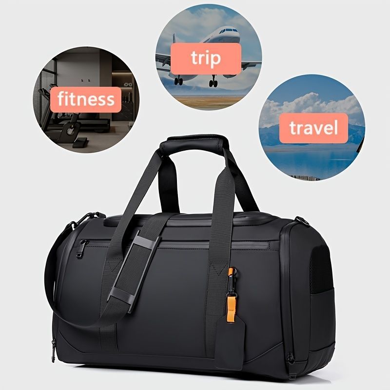 Travel Duffel Bag Laptop Duffel Men'S Travel Bag Women'S Travel Bag Durable - Gray - Size L