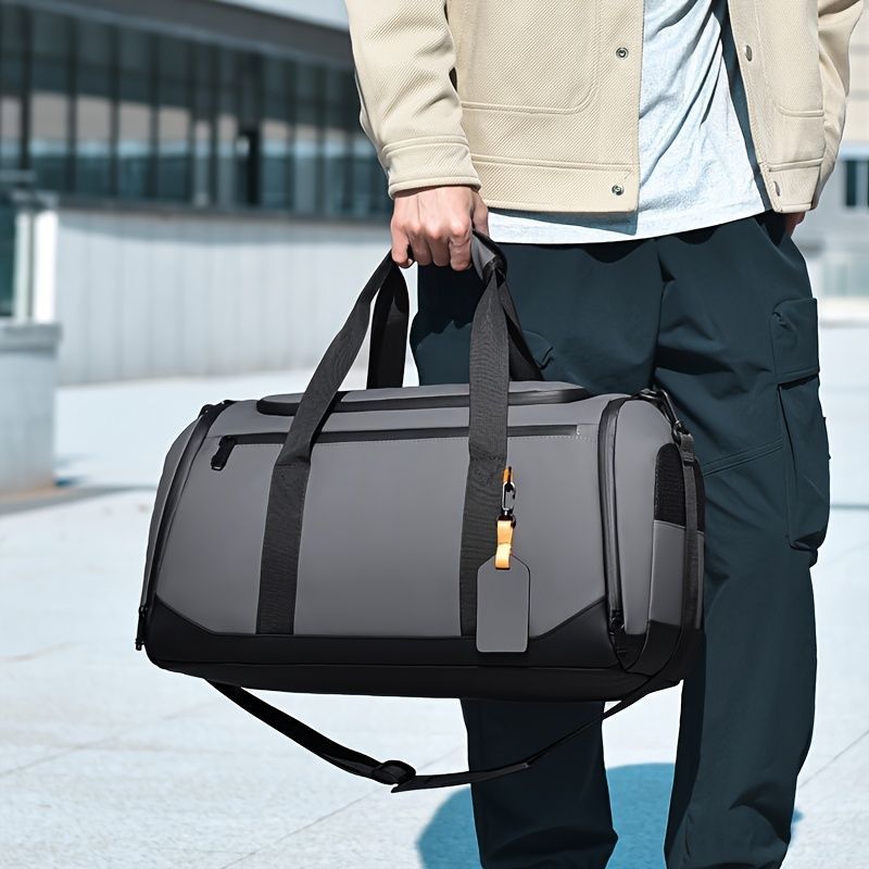 Travel Duffel Bag Laptop Duffel Men'S Travel Bag Women'S Travel Bag Durable - Gray - Size L