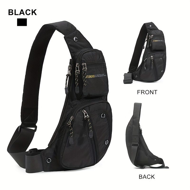Black Cross-Body Sling Backpack Travel Backpack Grey Backpack Blue Backpack Black
