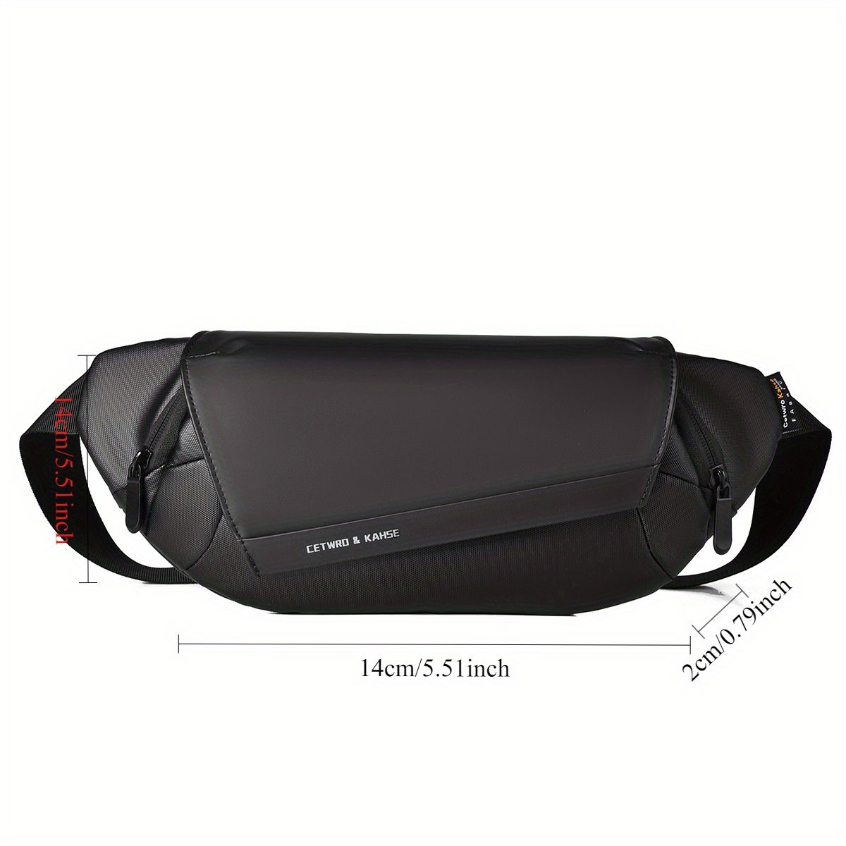 Black Gray Magnetic Closure Backpack Sling Bag Travel Backpack Daypack Crossbody Bag