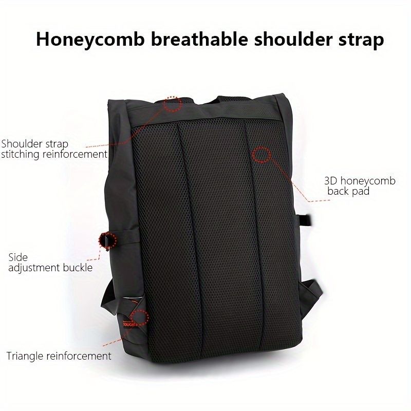 Travel Backpack Modern Backpack Stylish Backpack Spacious Backpack Comfortable - Black - Size L