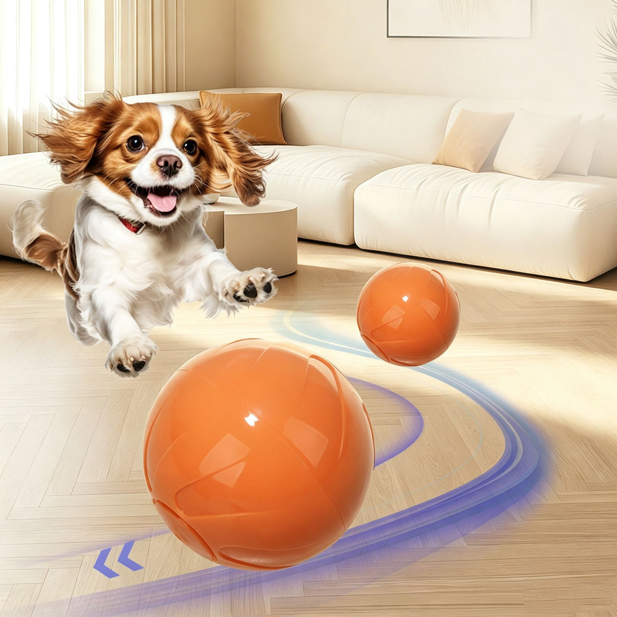 Pet dog remote control intelligent electric jumping ball
