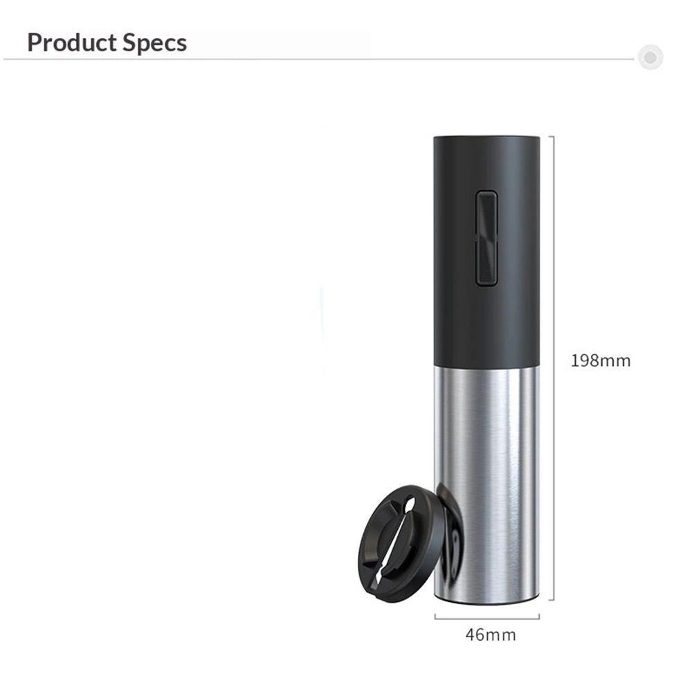 Electric Wine Opener Rechargeable, Automatic Wine Bottle Openers with Foil Cutter and USB Cable, Gift Wine Corkscrew for Home Kitchen Party Bar