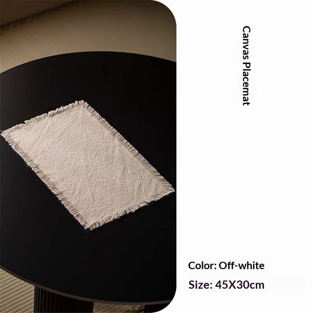 Place Mats Set of 4 Heat Resistant Dining Table Place Mats Cloth Placemats Kitchen Table Mats Placemat（30*45cm）