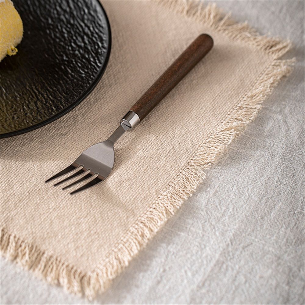 Place Mats Set of 4 Heat Resistant Dining Table Place Mats Cloth Placemats Kitchen Table Mats Placemat（30*45cm）