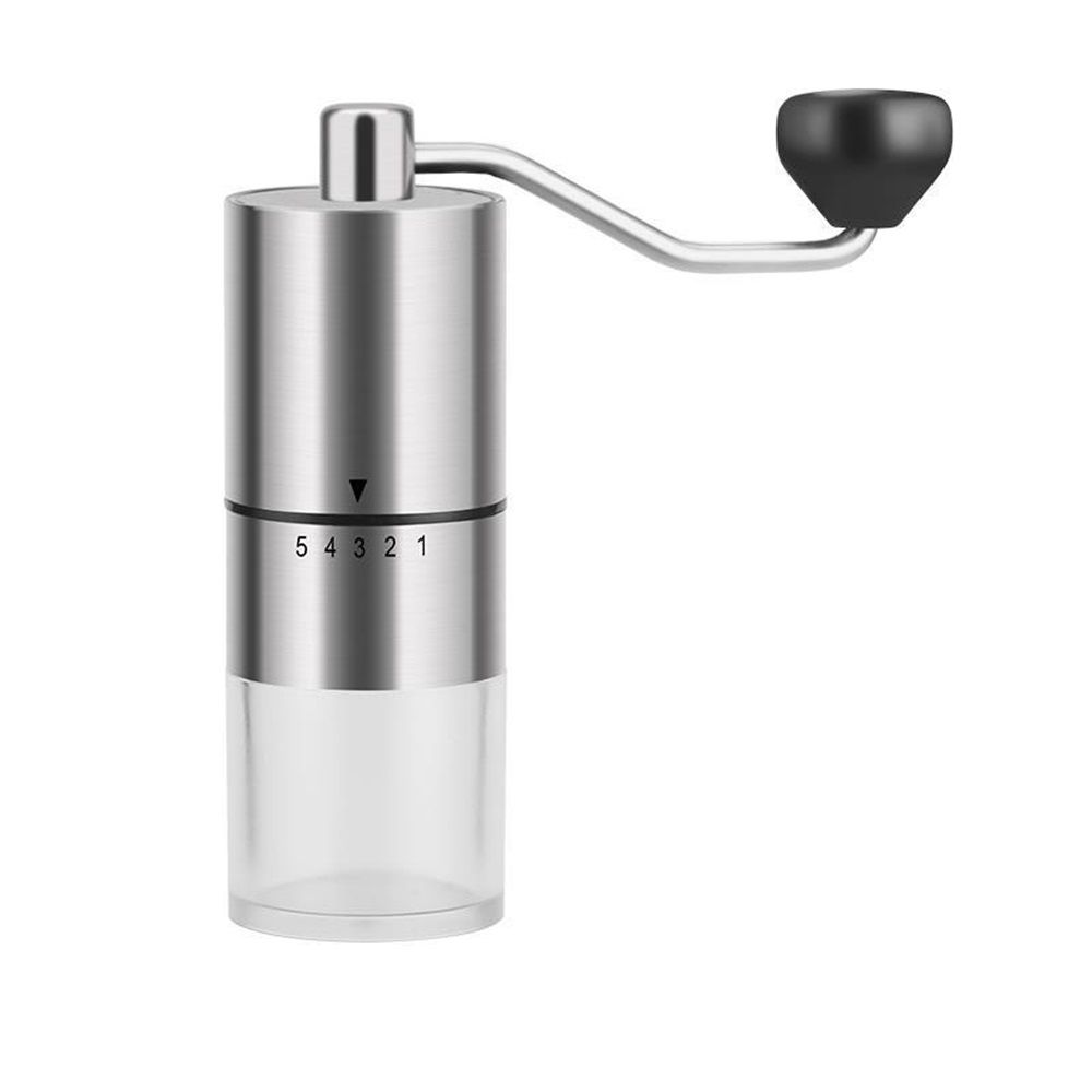 Manual Coffee Grinder Stainless Steel Burr Grinder External Adjustable Setting Vintage Hand Coffee Grinder Portable Hand Crank Conical Coffee Bean Grinder Mill for Home,Camping