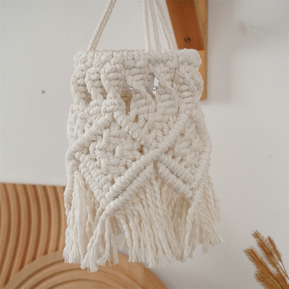 Boho Hanging Lamp Shade Light Cover Pendant Ceiling Decor for Living Room, Bedroom and Bathroom, Warm White, Bulb Not Included