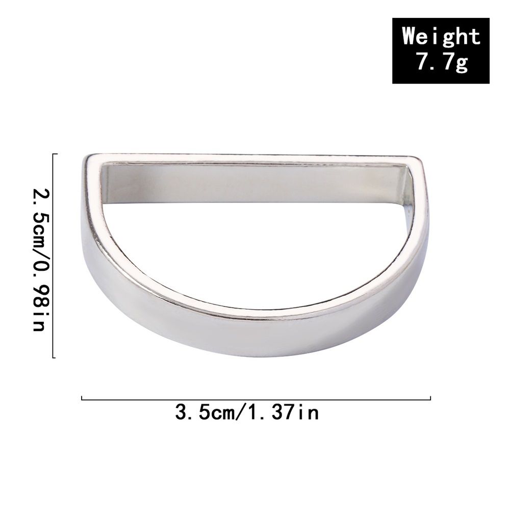 20 Pcs Silver Napkin Rings - Napkin Ring(Semicircle) Stainless Steel Napkin Rings for Table Settings Wedding Christmas Party Dinner Table
