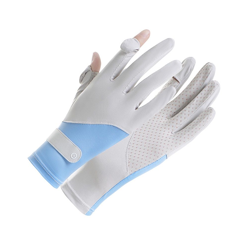 Thin Sun UV Protection Driving Gloves for Women,Cooling Gloves for Running Hiking Pickleball, Anti-Slip UV Gloves (One Size)