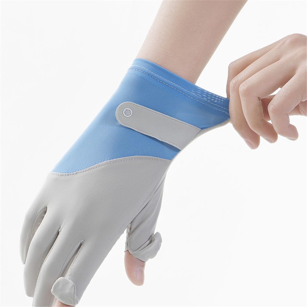 Thin Sun UV Protection Driving Gloves for Women,Cooling Gloves for Running Hiking Pickleball, Anti-Slip UV Gloves (One Size)