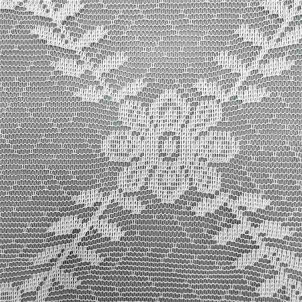 Small fresh white flower short curtain kitchen living room lace polyester mesh semi curtain non perforated curtain decoration (White 60X140cm)