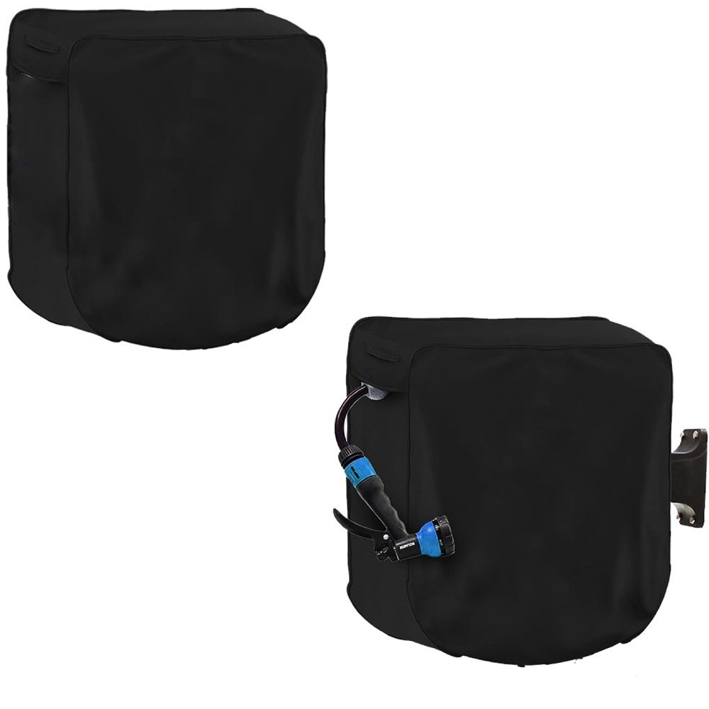Garden Hose Reel Cover Protective Cover Sun Protection Lightweight, Waterproof Portable Retractable Garden Hose and Reel（Only cover）