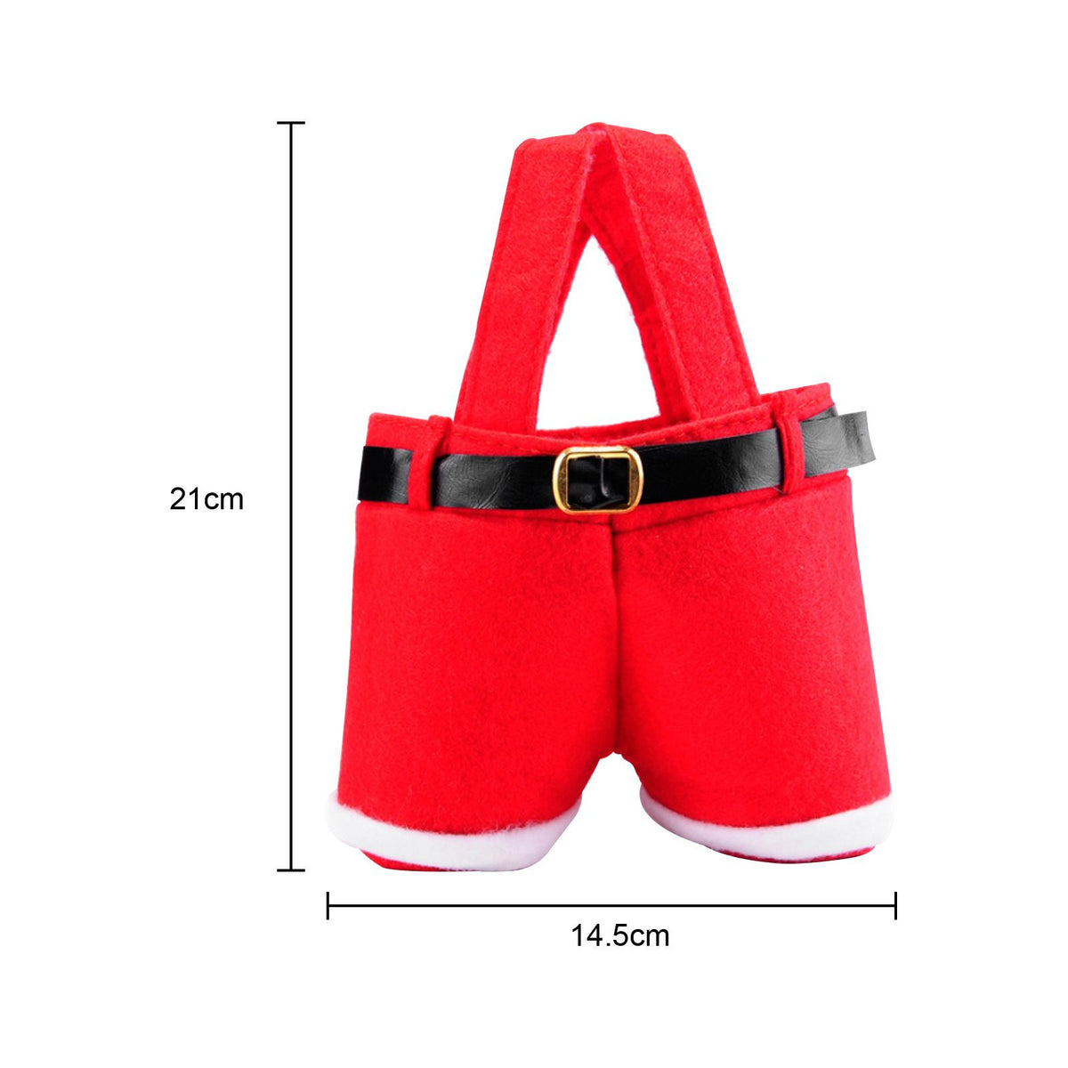 2pcs Santa Pants Candy Holder Santa Candy Xmas Favor Bags Chritmas Candy Christmas Wine Gift Bags Santa Pants